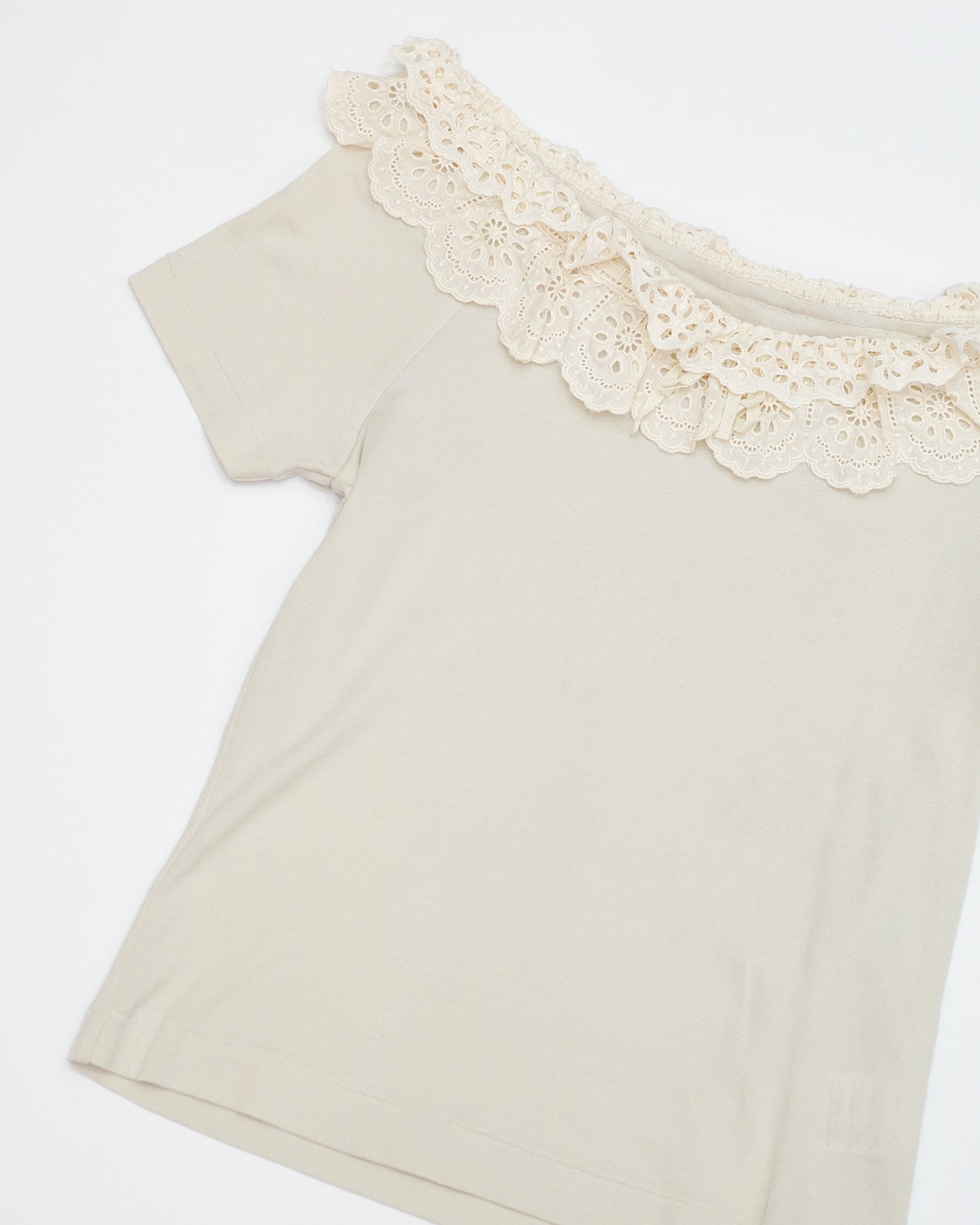 Off-shoulder Lace Top