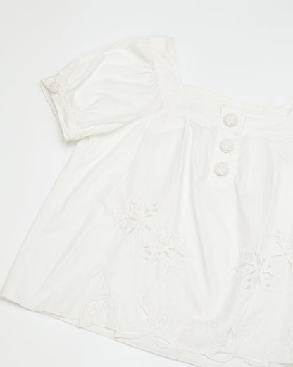 Square-neck Blouse
