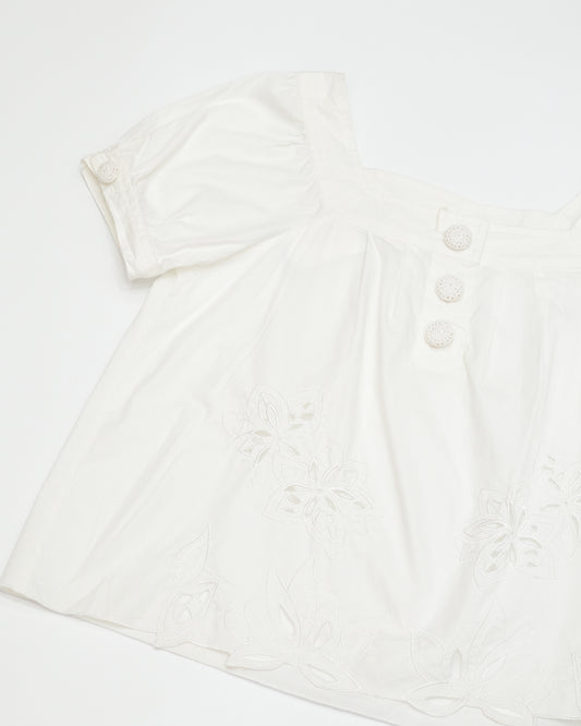 Square-neck Blouse