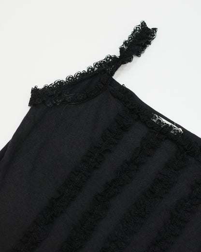 Black Ruffle Cami