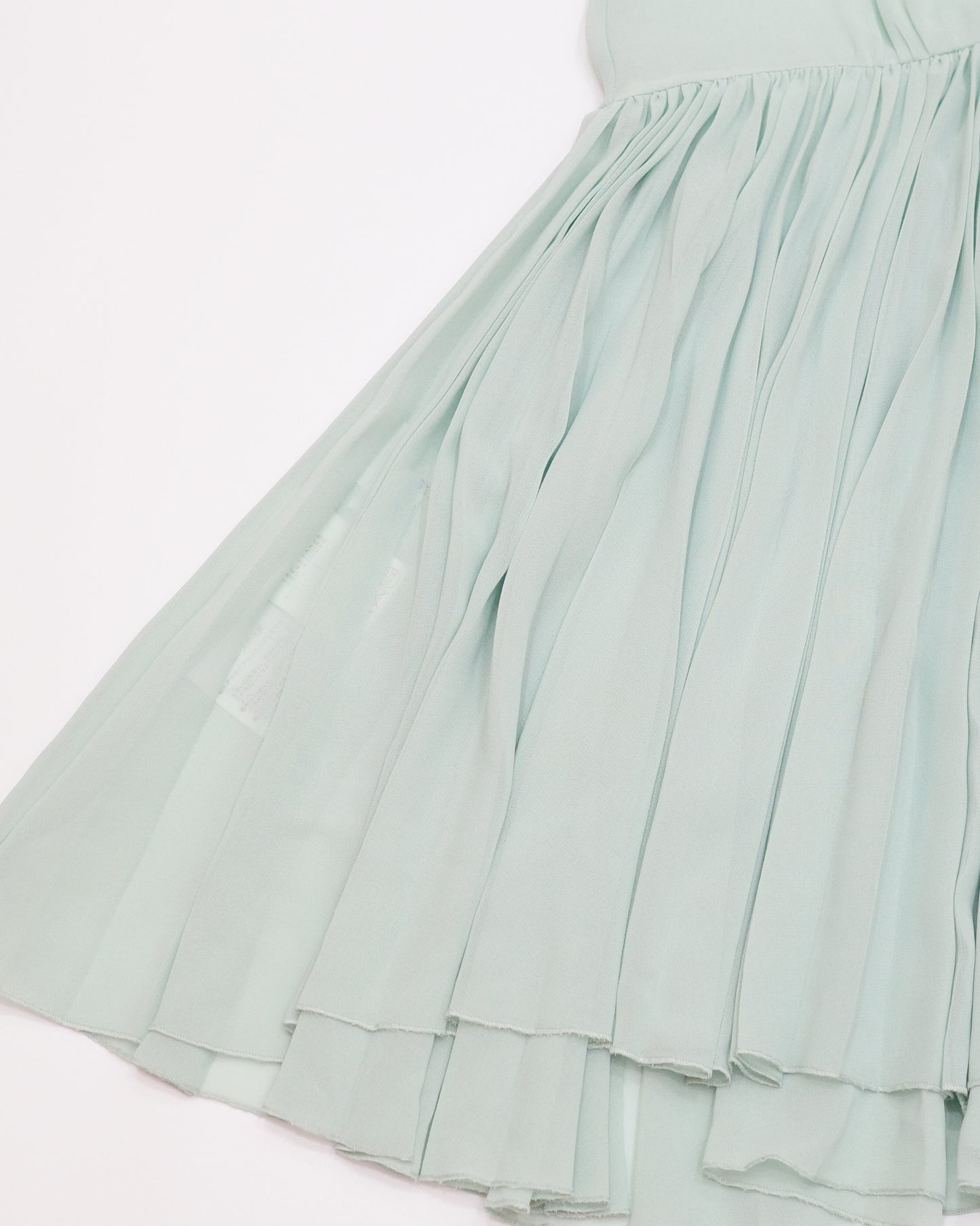 Jill Stuart Mint Pleated Blouse