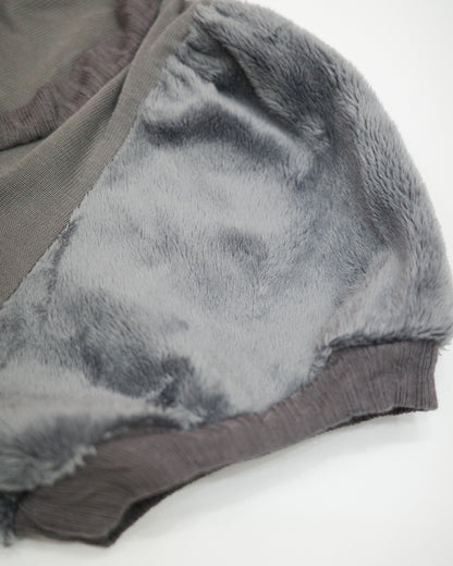 Grey Puffy Sleeves Top