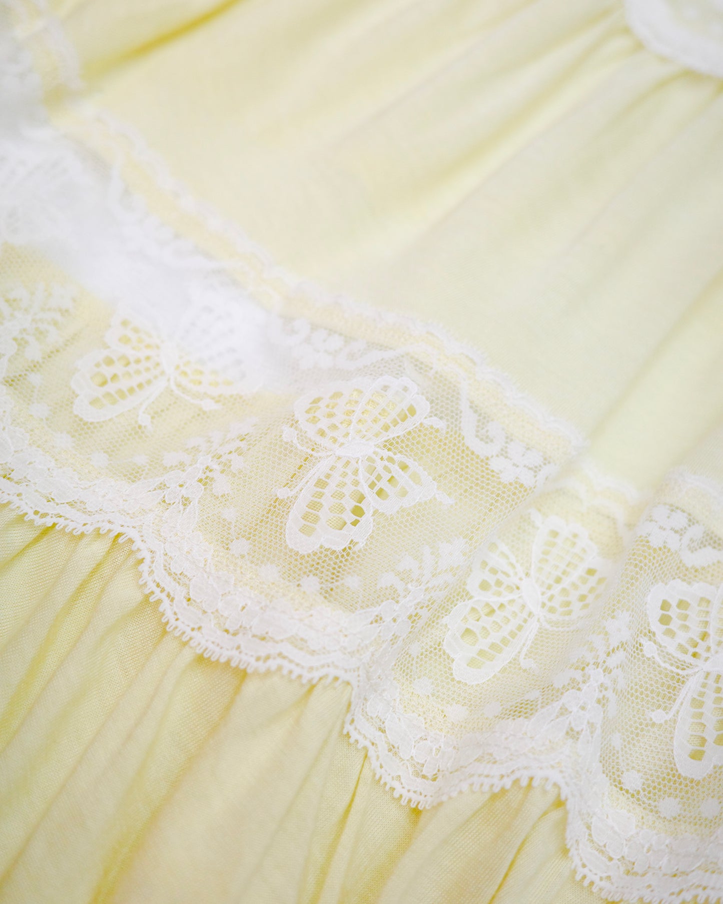 Baby Yellow Lace Top
