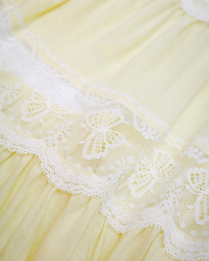 Baby Yellow Lace Top