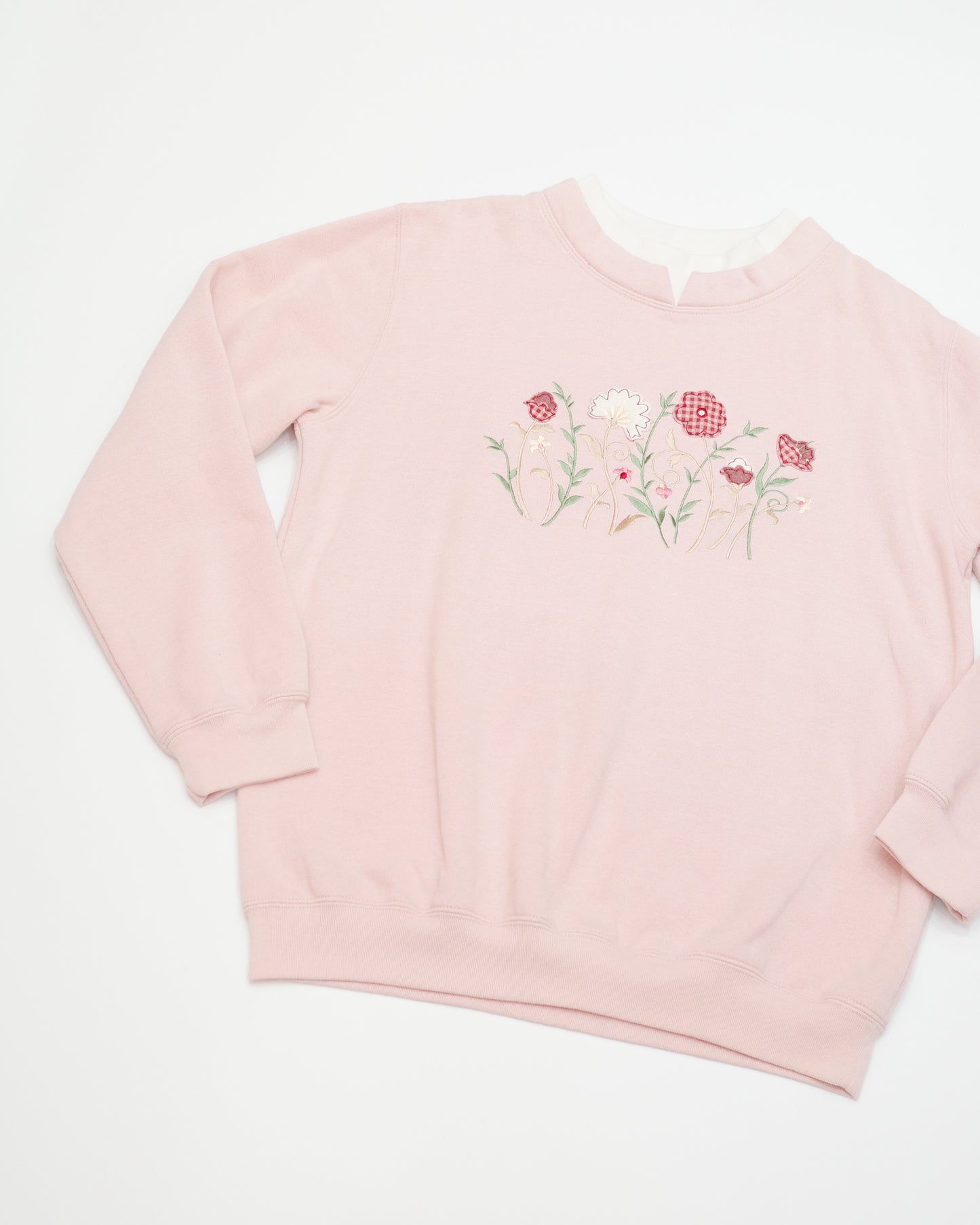 Dusty Pink Flower Sweater