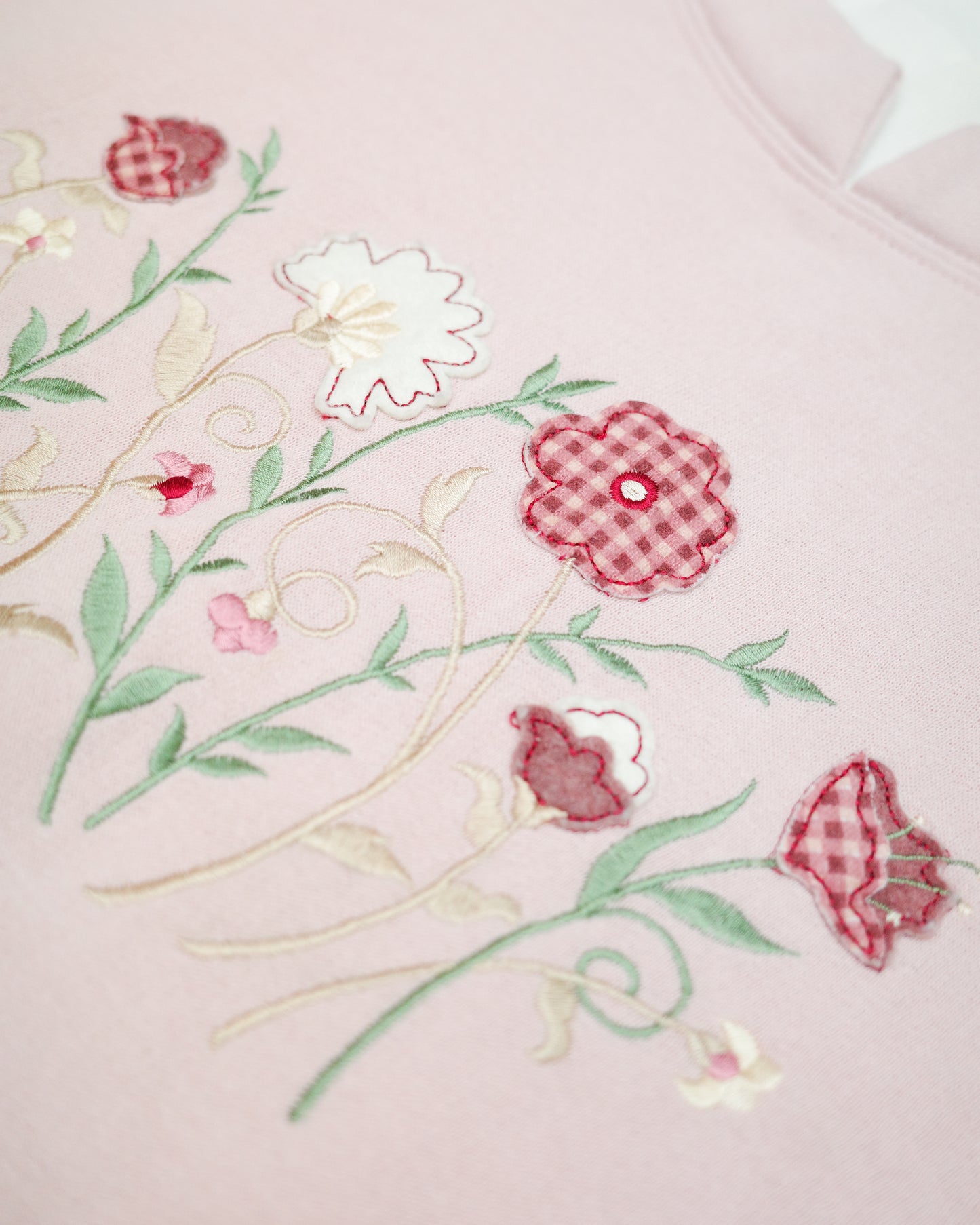 Dusty Pink Flower Sweater
