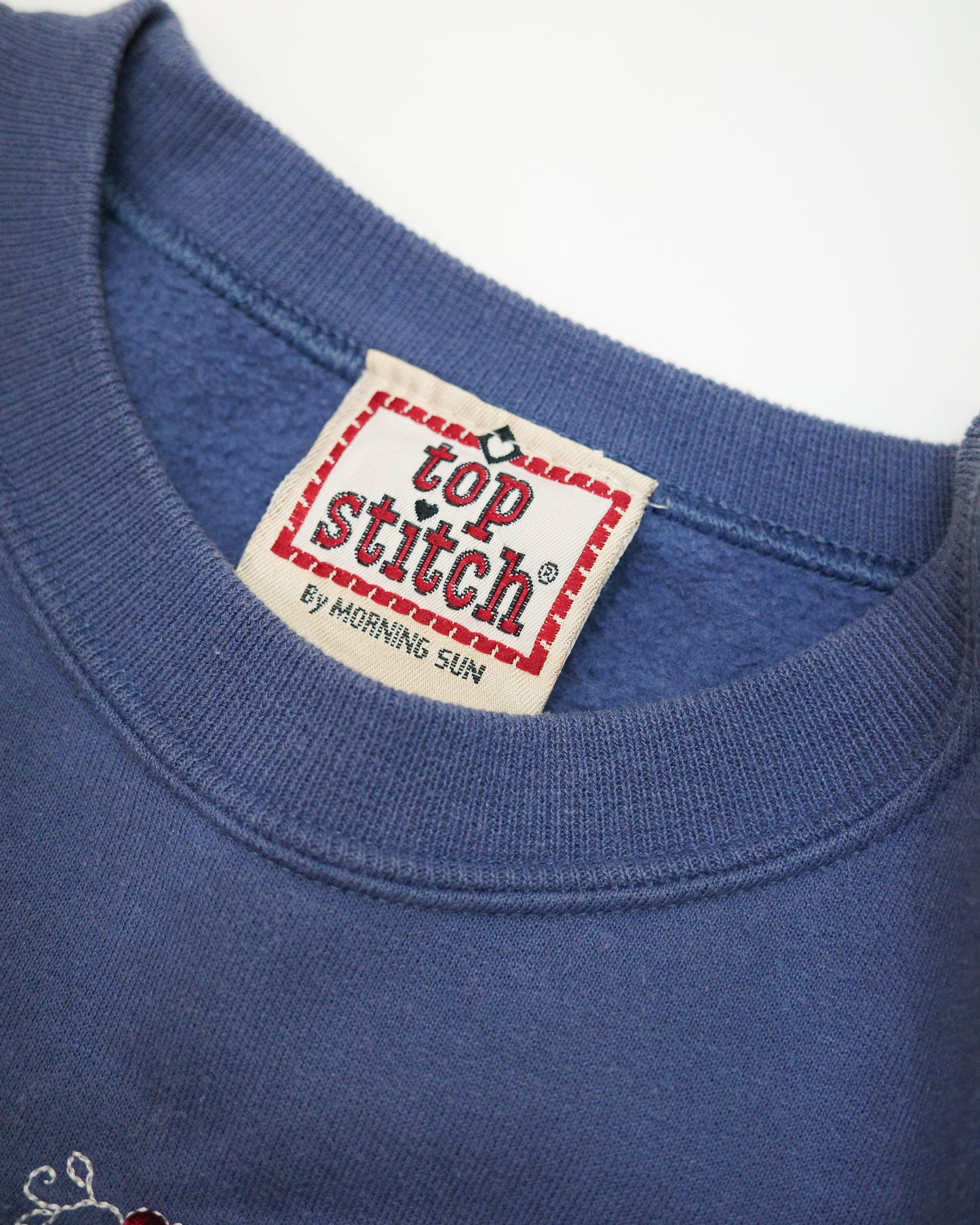 Blue Patchwork Sweater