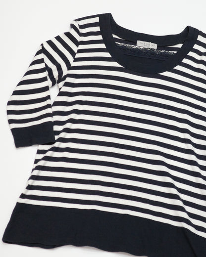 Lace Striped Top