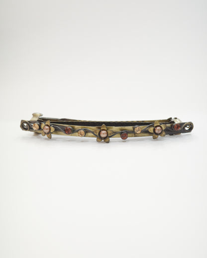 Brass Flowers Hair Clip