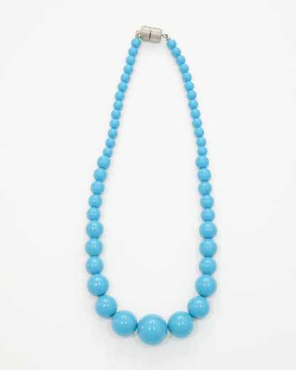 Blue Gumball Necklace