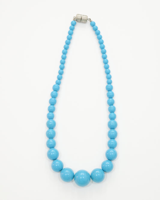 Blue Gumball Necklace
