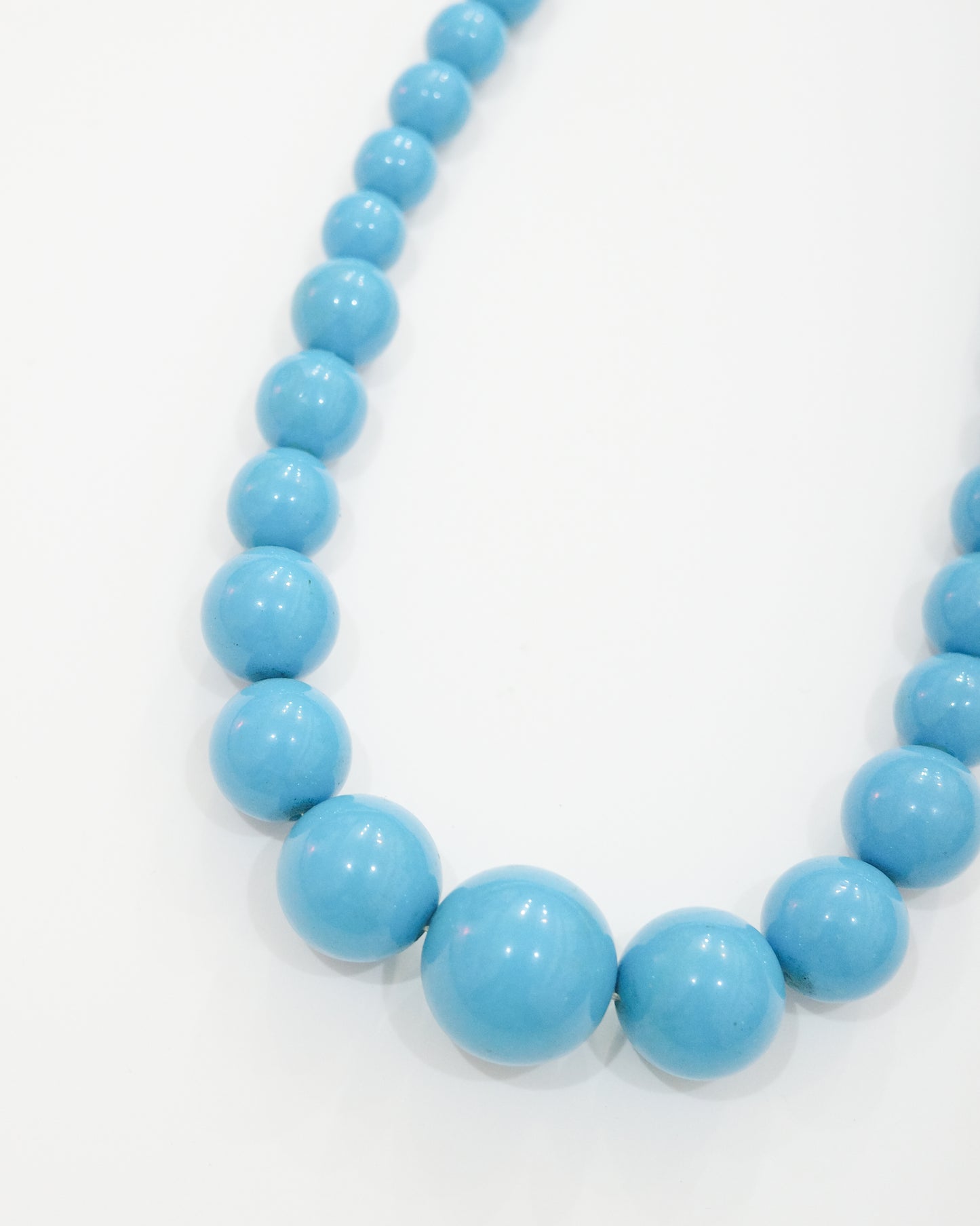 Blue Gumball Necklace
