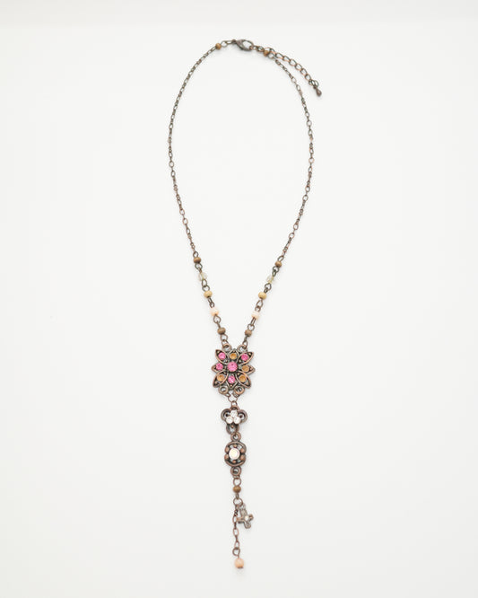 Floral Y-Necklace