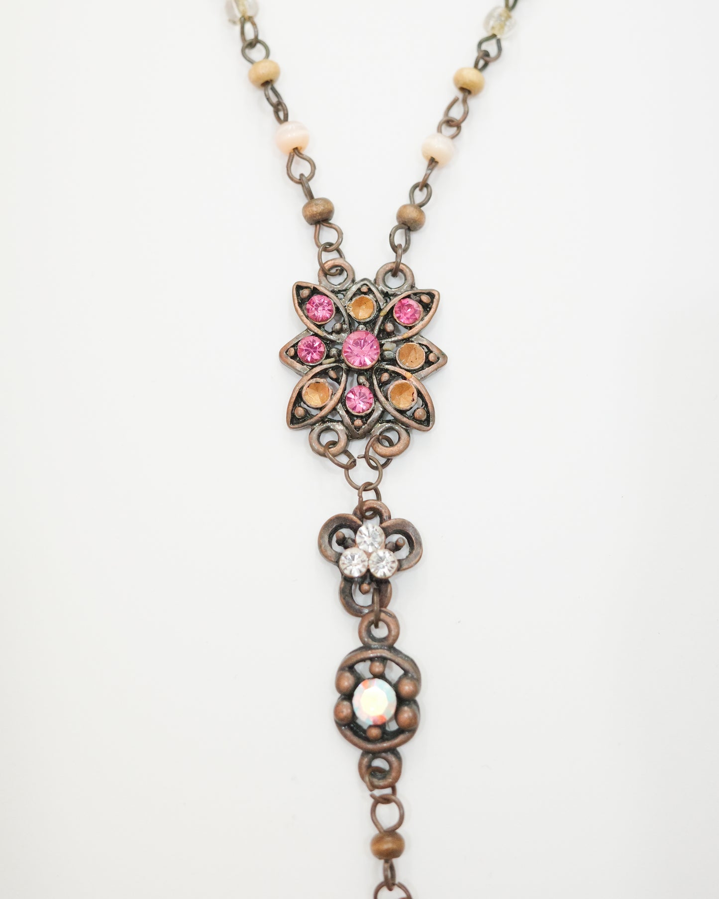 Floral Y-Necklace
