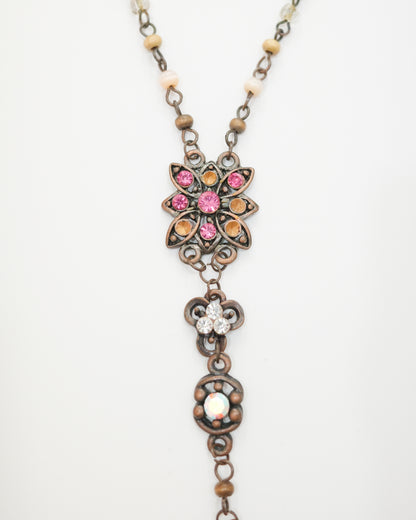 Floral Y-Necklace