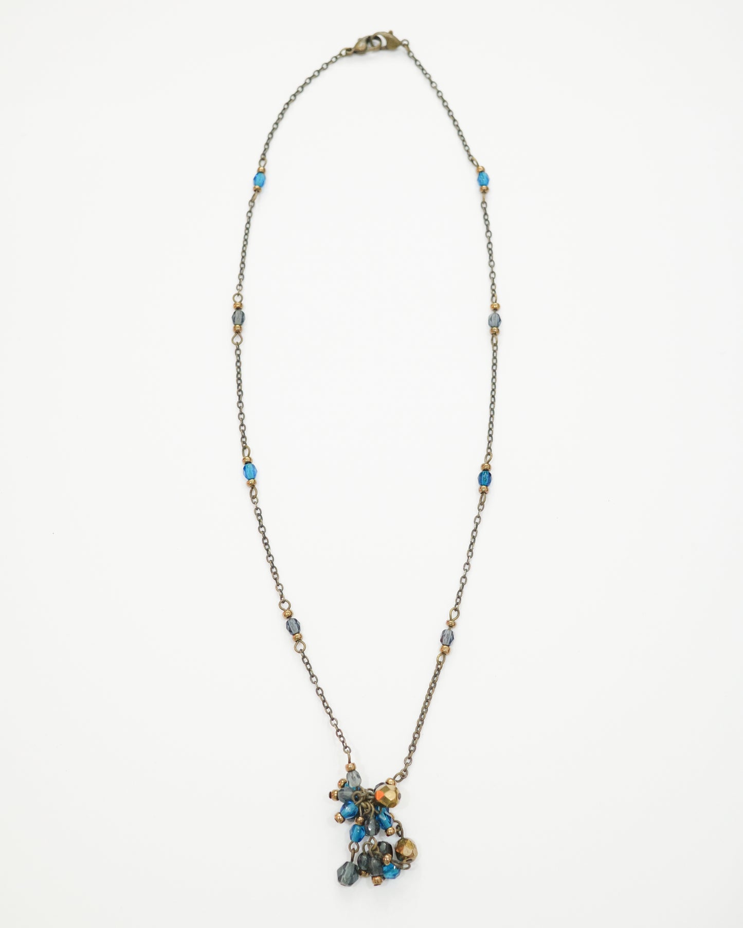 Blue Dangling Necklace