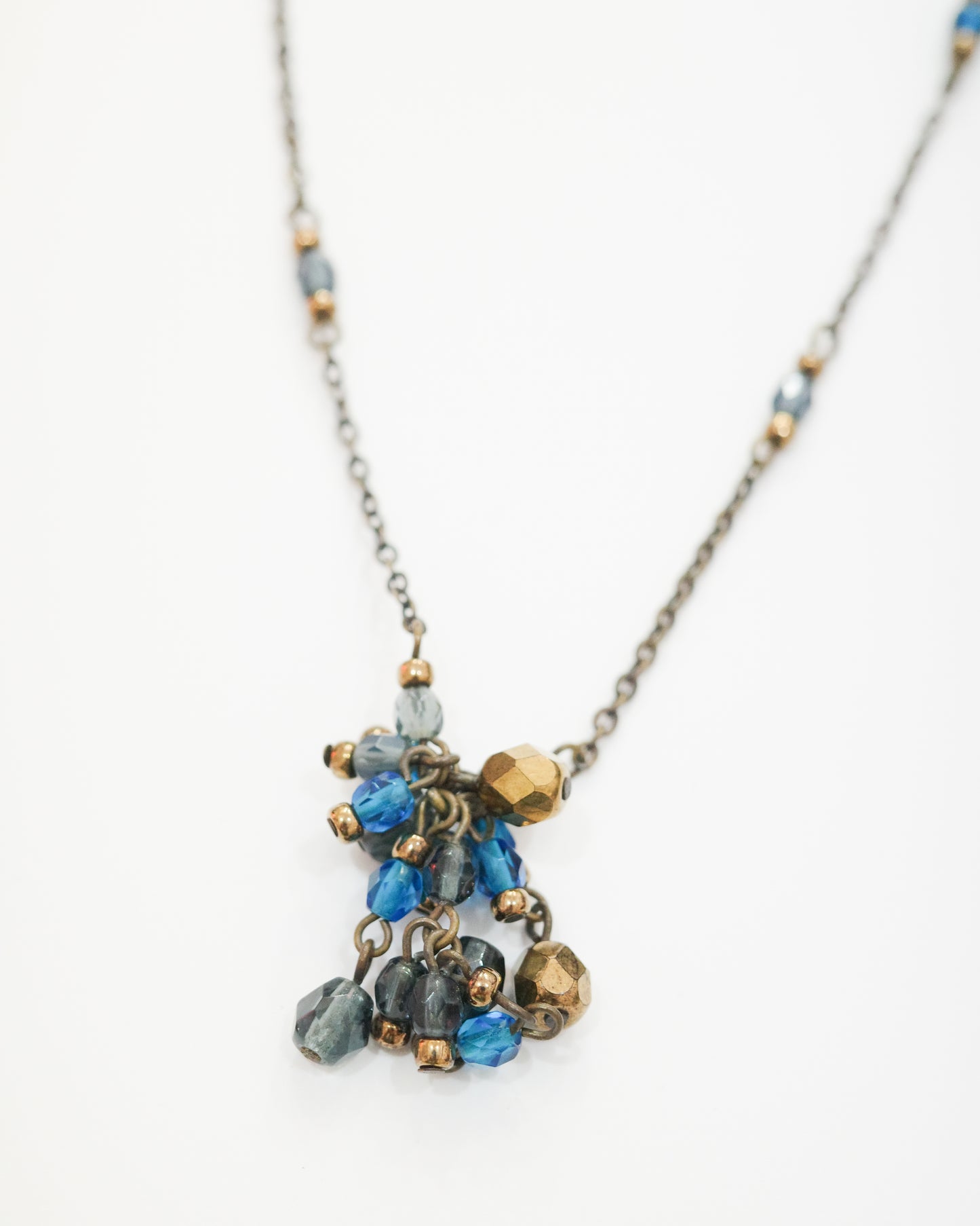 Blue Dangling Necklace
