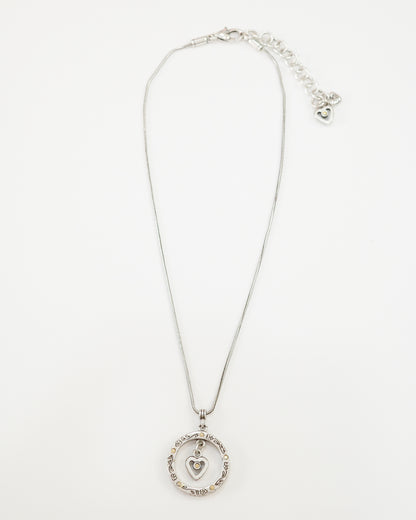 Brigton Hollow Heart Necklace