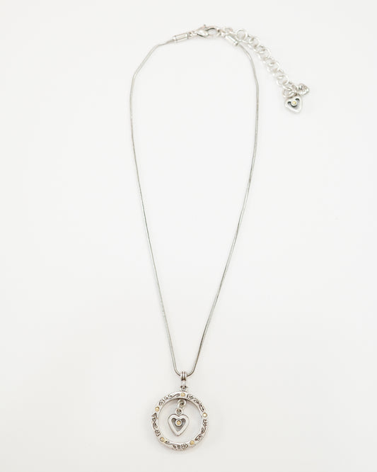 Brigton Hollow Heart Necklace