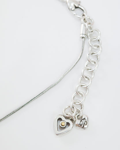 Brigton Hollow Heart Necklace
