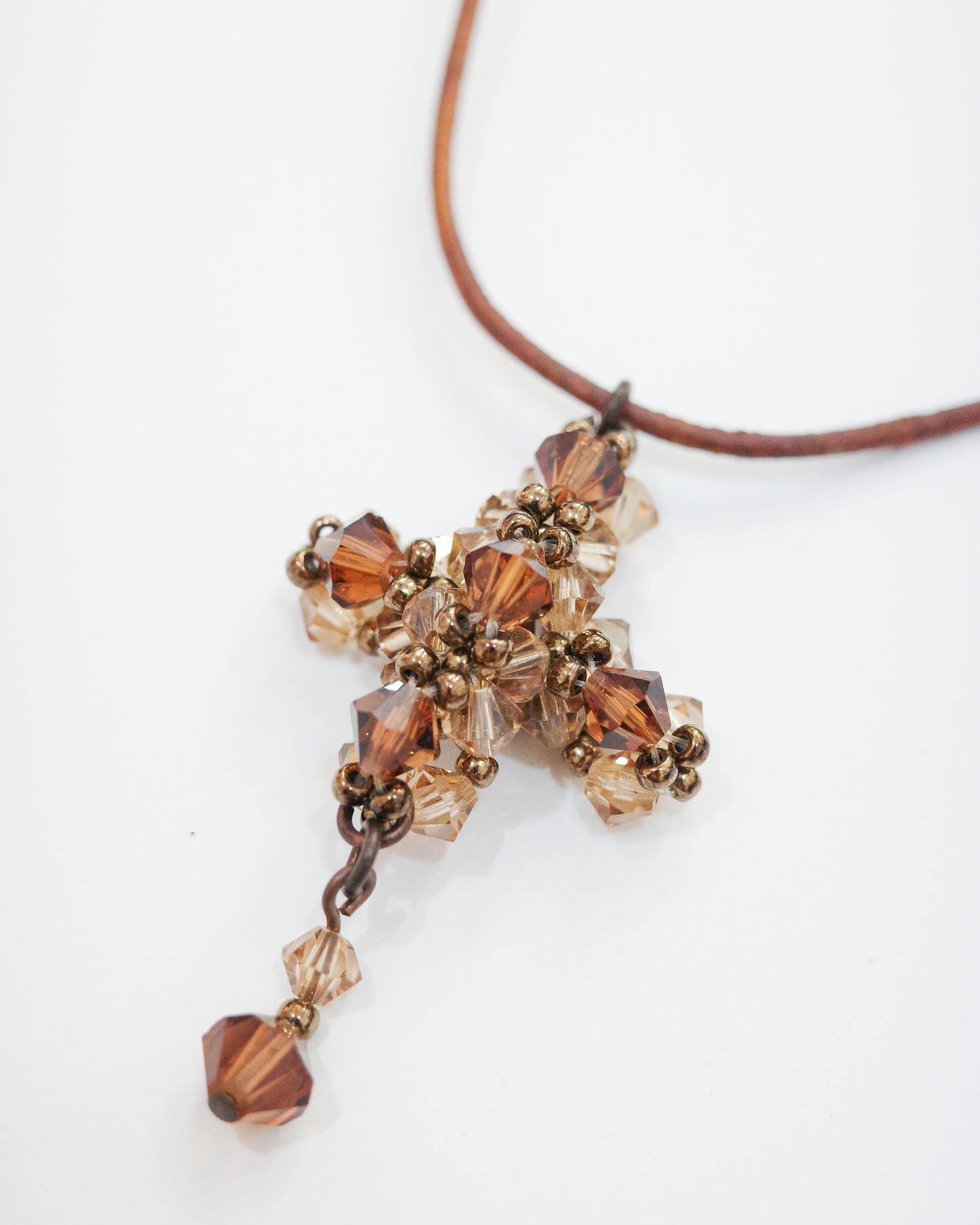 Beaded Cross Necklace