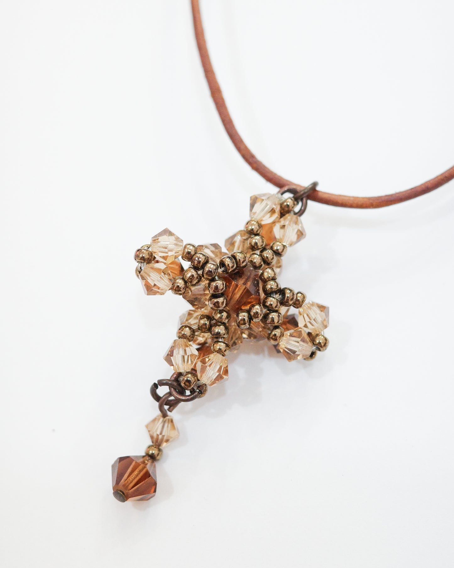 Beaded Cross Necklace