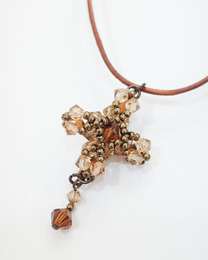 Beaded Cross Necklace