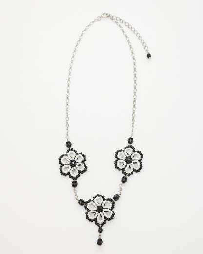 Beaded Flowers Necklace