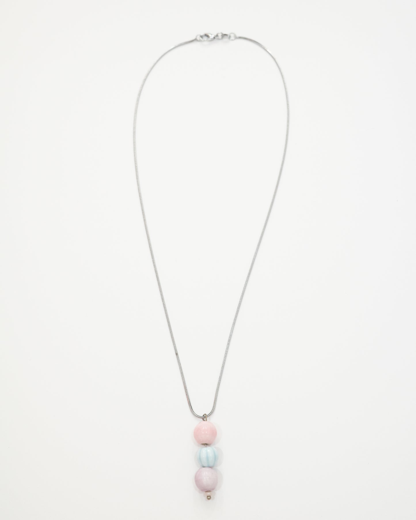 Trio Glass Beads Necklace