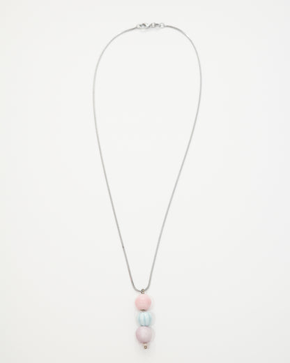 Trio Glass Beads Necklace