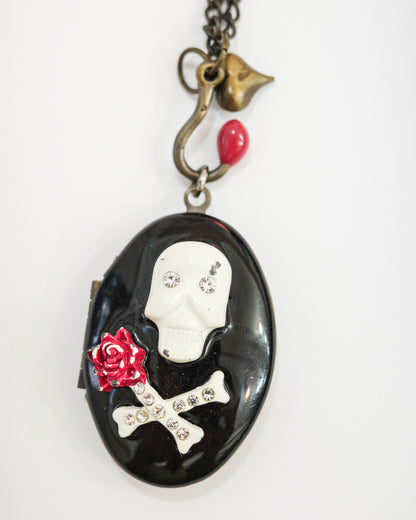 Skeleton Locket Necklace