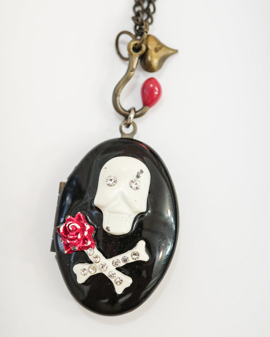 Skeleton Locket Necklace