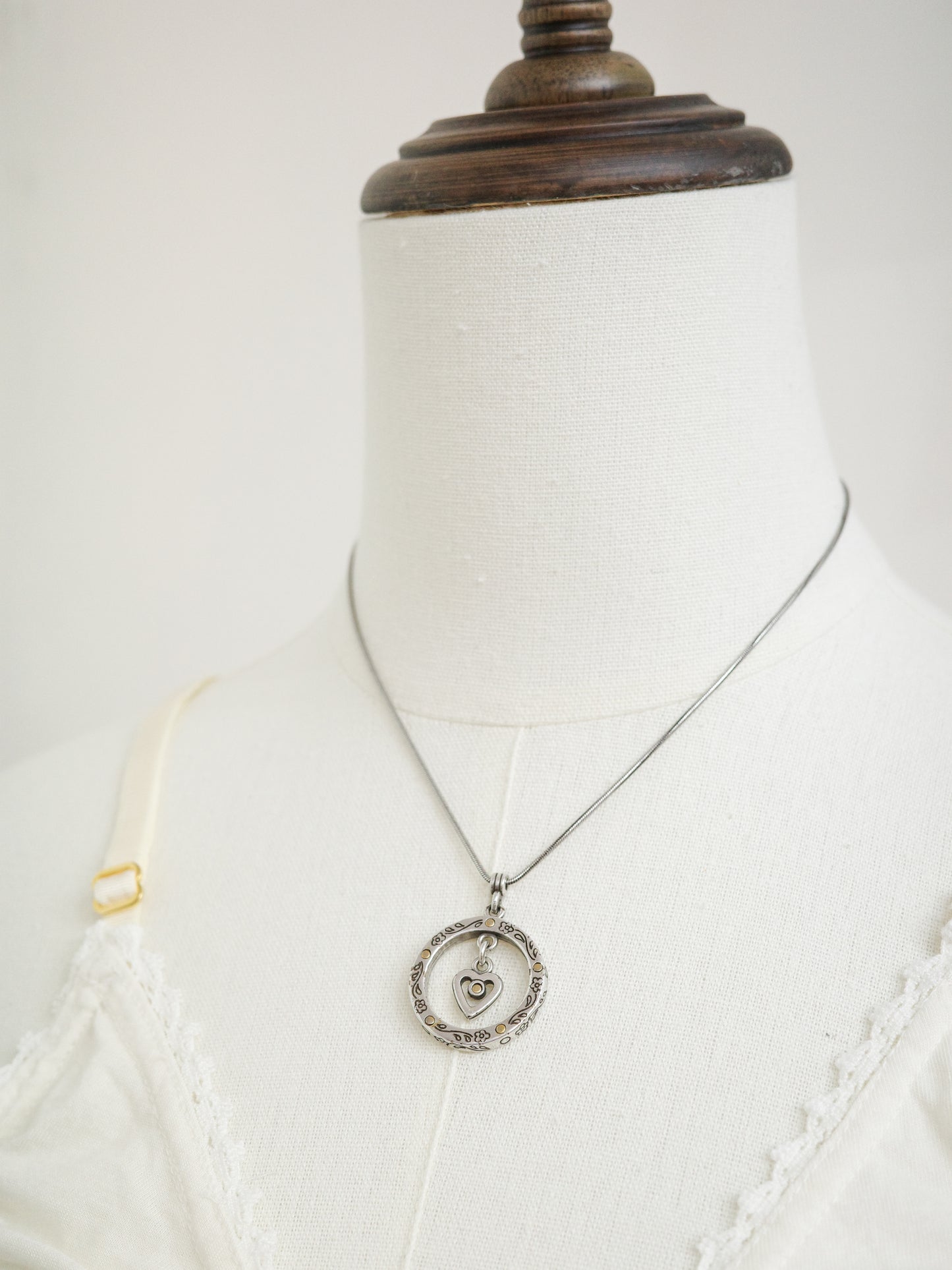 Brigton Hollow Heart Necklace