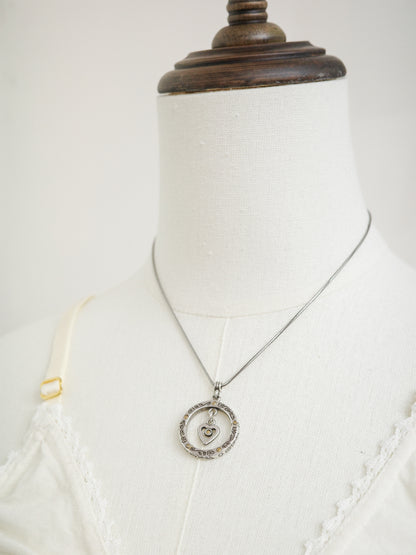 Brigton Hollow Heart Necklace