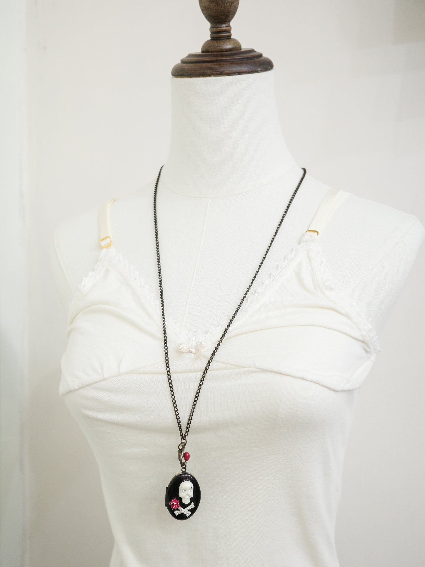 Skeleton Locket Necklace