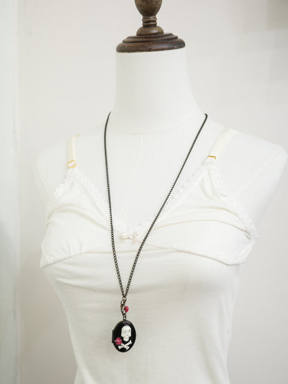 Skeleton Locket Necklace