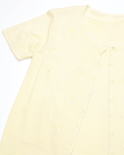 Baby Yellow Cardigan Set