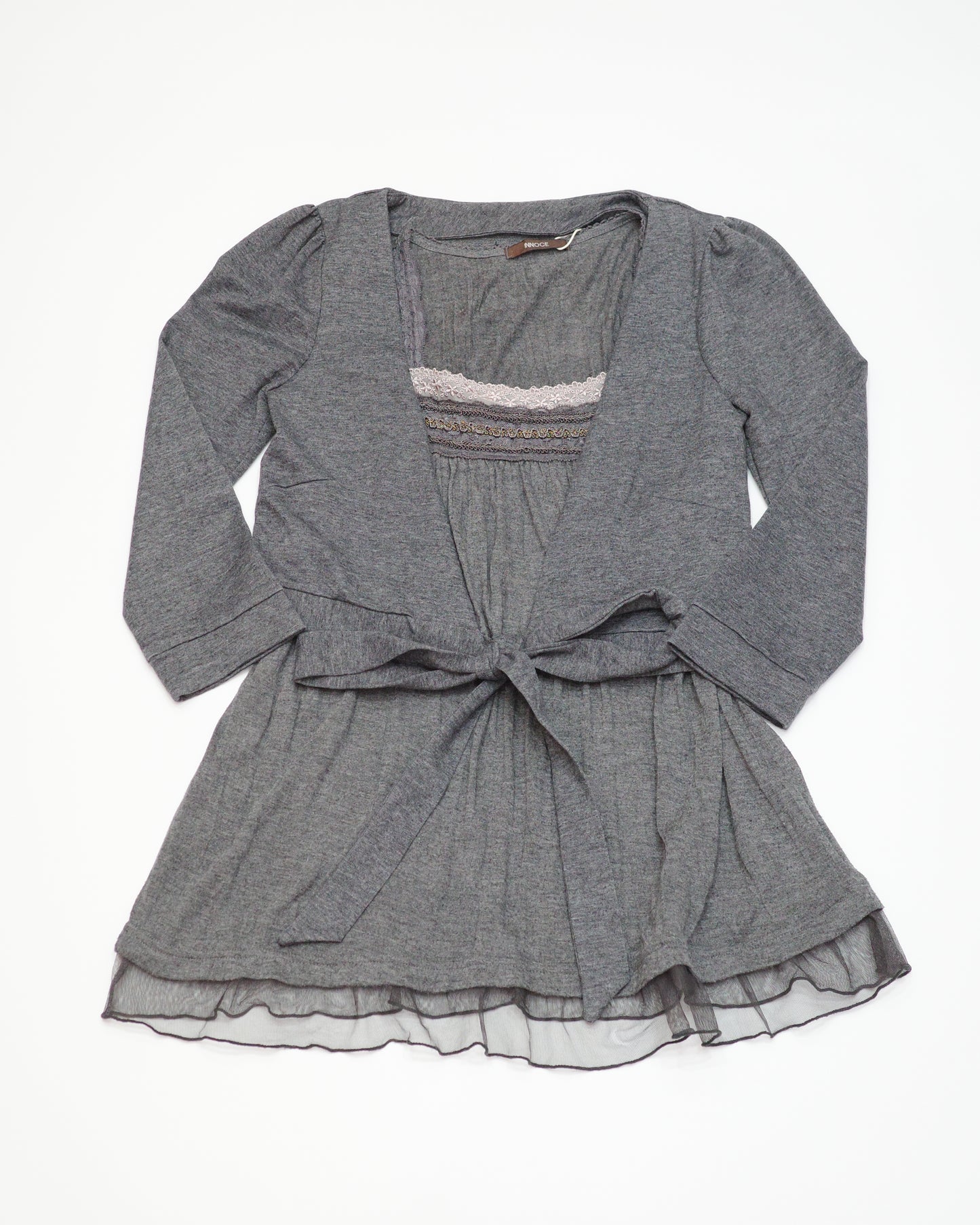 Gray Lace Set