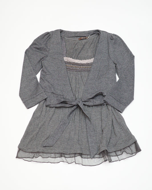Gray Lace Set