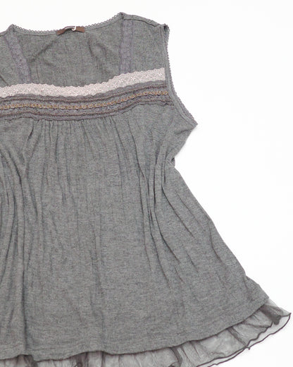 Gray Lace Set