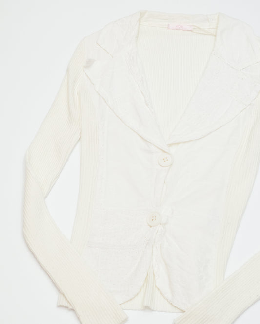 White Lace Cardigan