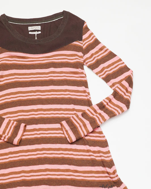 Pink x Black Stripes One Piece