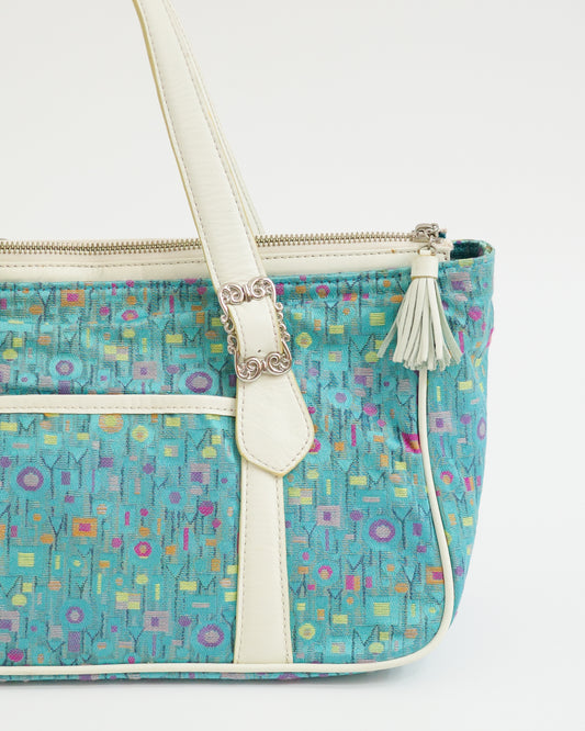 Think Bee! Teal Pattern Bag