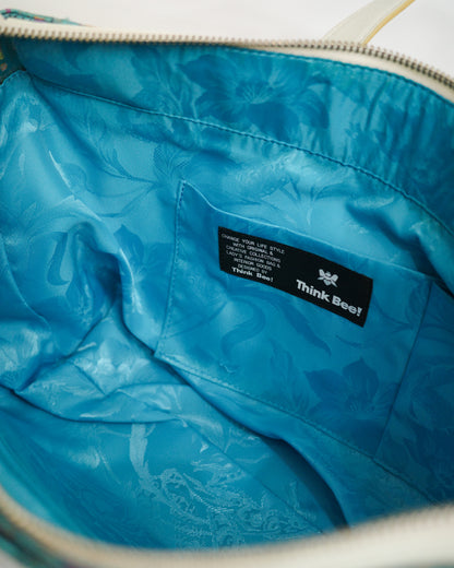Think Bee! Teal Pattern Bag