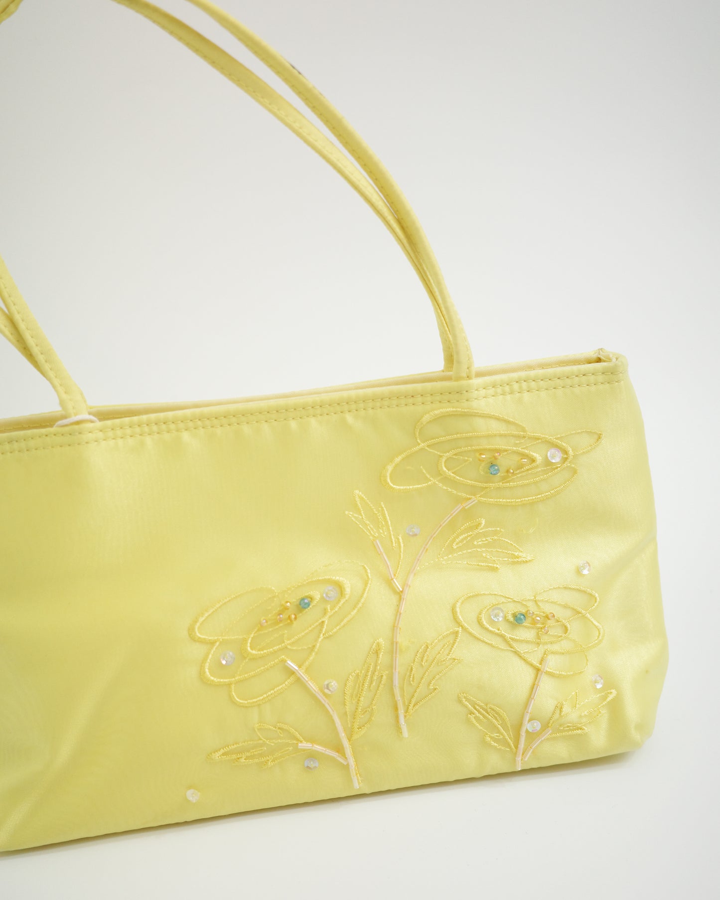 Yellow Satin Bag