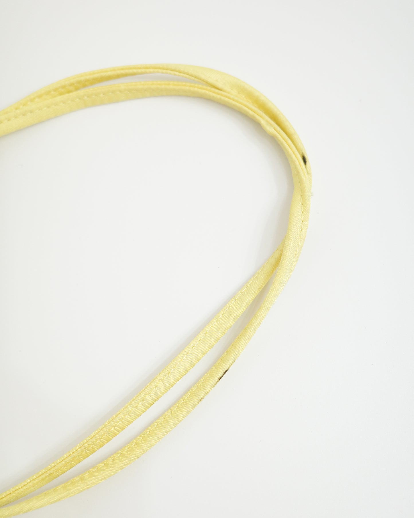 Yellow Satin Bag
