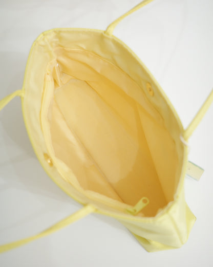 Yellow Satin Bag