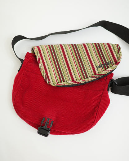 Jansport Corduroy Striped Messenger Bag