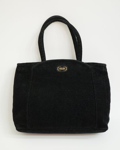 Feiler Black Floral Bag