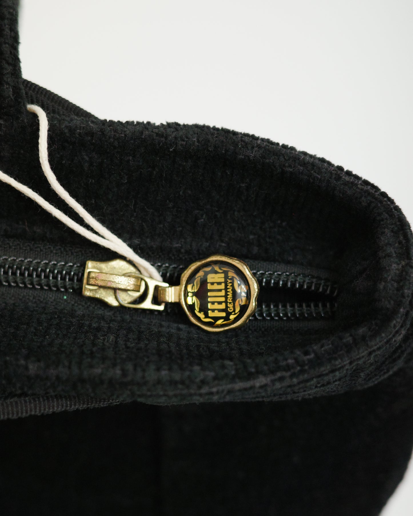 Feiler Black Floral Bag